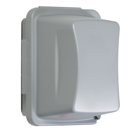 Product image for Taymac MM710G 1-Gang Weatherproof In-Use Cover, Horizontal/Vertical, 16-in-1, 4-3/4 in. Deep, Gray