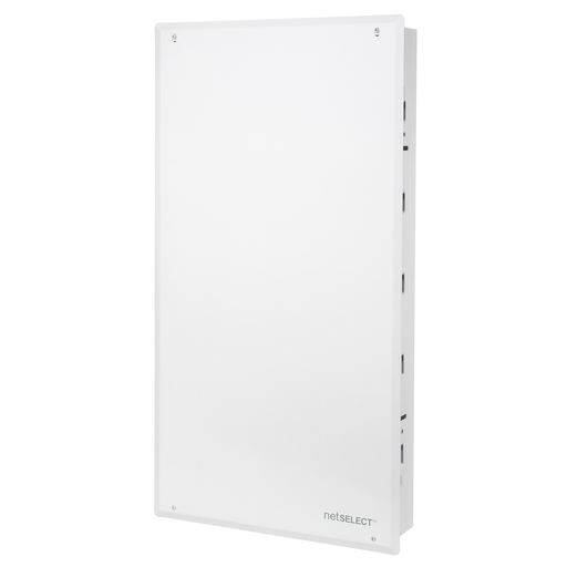 Product image for Hubbell NSOBOX28BCCABINET, NETSELECT, 28"H, w/PANEL COVER, WH