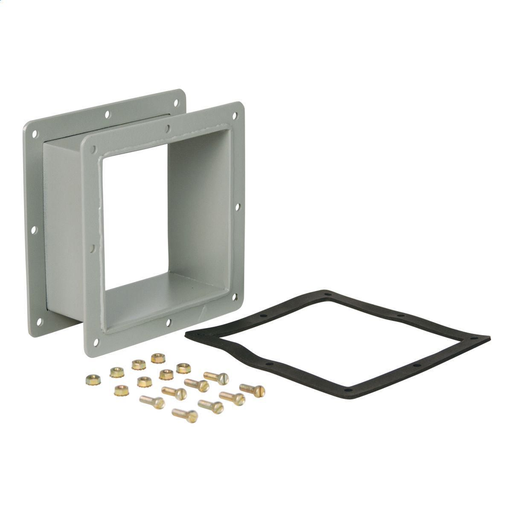 N12 Feed-Through 6 Inch Nipple 6X6 Carbon Steel - Gray