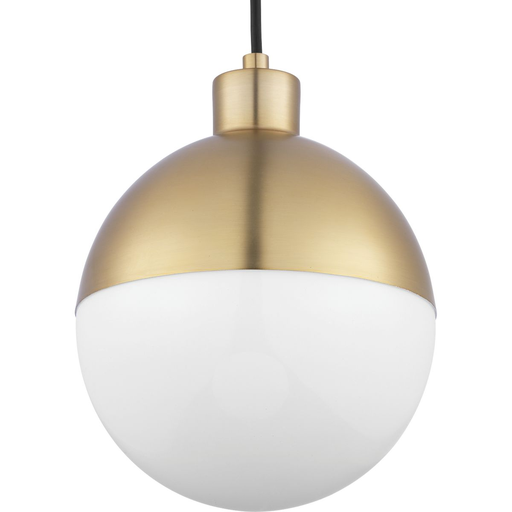 Product image for Progress P500147-109-30 Globe LED Collection One-Light LED Pendant