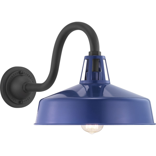 Product image for Progress P560091-091 Cedar Springs Collection Navy One-Light Extra Large Wall Lantern
