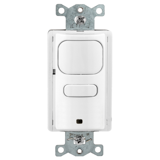 Product image for Current AP2000W1 1800 W 120/277 VAC 1000 Square Foot White Passive Infrared Occupancy Sensor Wall Switch