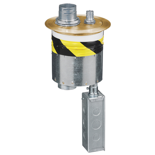 Product image for Hubbell S1R6PTFFBRS S1R FRPT 6, FURNITURE FEED ASSEMB BRASS