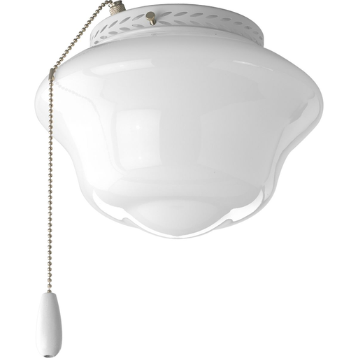Product image for Progress P2644-30WB AirPro Collection One-Light Ceiling Fan Light
