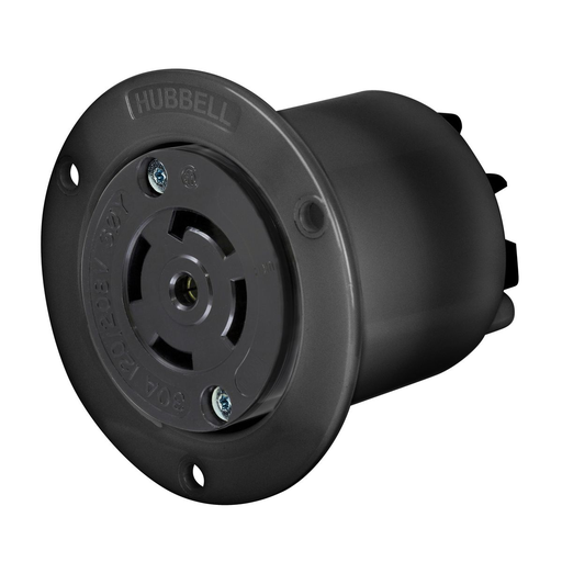 Product image for HWDK HBL2816STBK LKG FLG-RCPT,30A3P