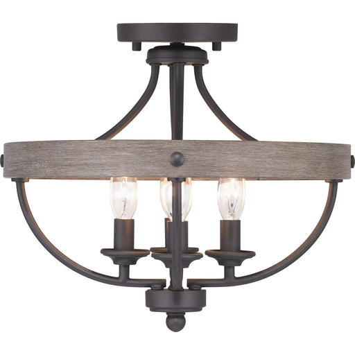 Product image for Progress P350117-143 Gulliver Collection Four-Light 14-1/4" Semi-Flush Convertible