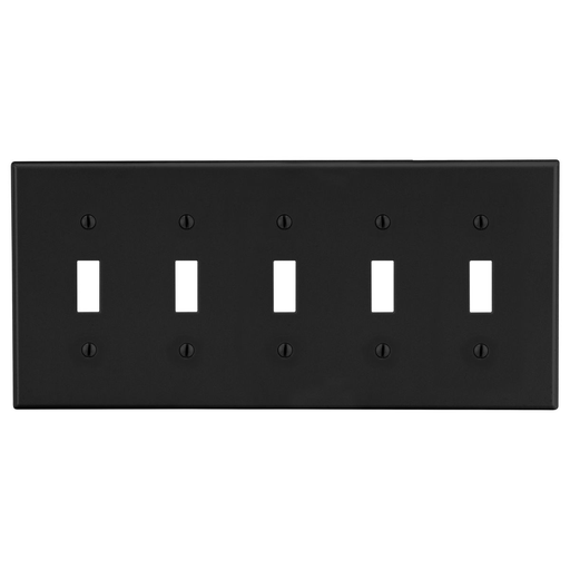 Product image for HWDK P5BK WALLPLATE, 5-G, 5) TOG, B