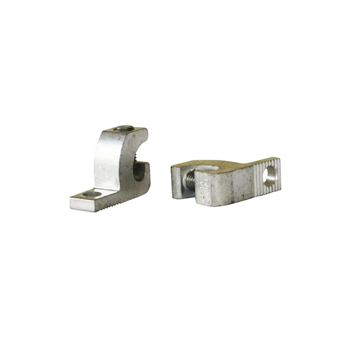 Aluminum Lay-in Lug, 1/0-14 AWG, 3/8" Stud, Tin Plated