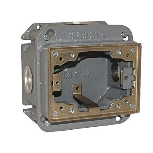 Product image for Raco 6264 1-Gang Adjustable Rectangular Floor Box for Concrete Pour