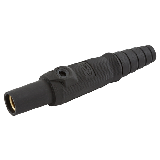 Product image for Hubbell HBL15FBK SINGLE POLE SER 15 FeMale Plug, 150A, BK