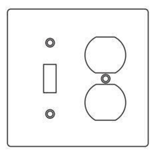 Product image for KLRK 2FTAC CVR 2GANG TOG& DUPLX W/C
