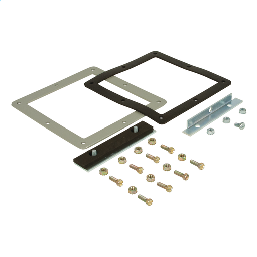 N1 Lay-In Box Connector 4X4 Carbon Steel - Gray