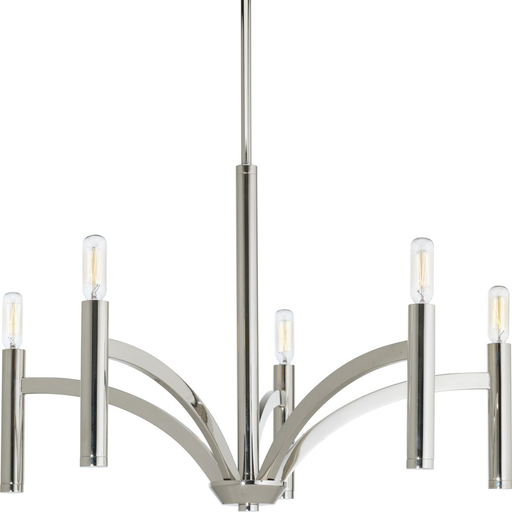 Five-light chandelier