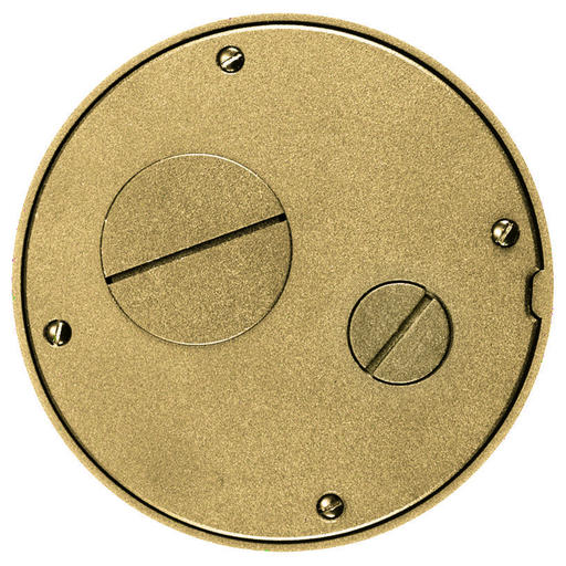 Product image for Hubbell S1SPFFTBRS SUBPLATE, TILE FURN FEED, SYS 1, BRS