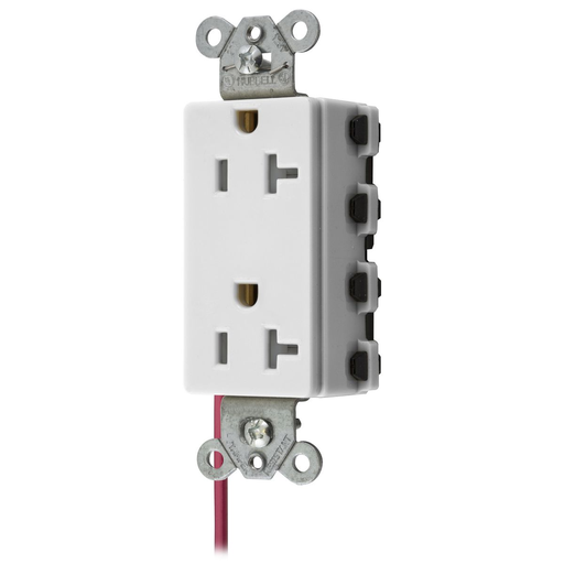 Product image for Hubbell SNAP2162WSCTRA SnapConnect® DECO 20A/125V SC TR WH