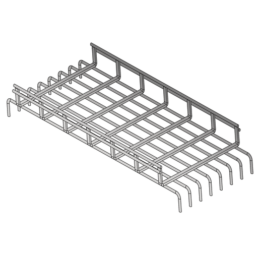 Product image for HPW HBTU041248 WB,TRAY,UNFLR,4"Hx12