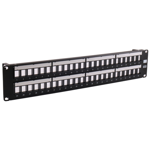 Mayer-DDS-Patch Panel, Jack, Unloaded, 48-Port,19" W X 3.50" H-1