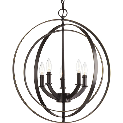 Product image for Progress P3841-20 Equinox Collection Five-Light Chandelier