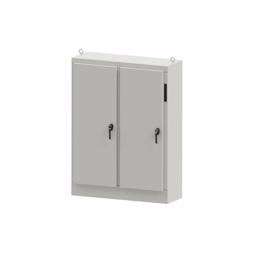 N12 Two Door Right Flanged Disconnect 72X77.7X24 Carbon Steel - Grayy