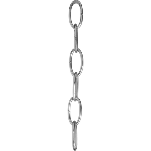 Product image for Progress P8757-15 Accessory Chain - 10' of 9 Gauge Chain in Polished Chrome