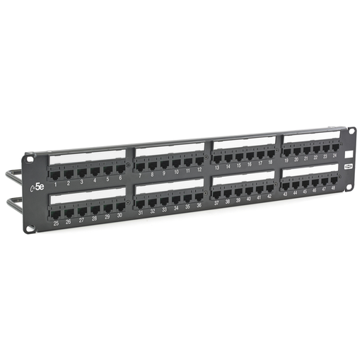 Product image for HCI HP5E48W P-PANEL, CAT5E,48 PORT,