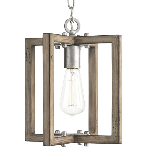 Product image for Progress P5317-141 Turnbury Collection One-Light Galvanized Finish Coastal Mini-Pendant Light