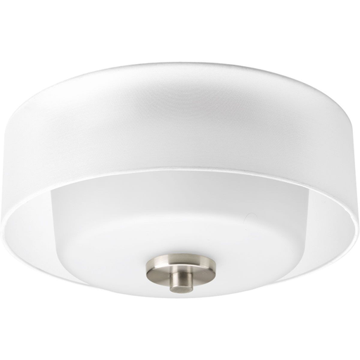 Product image for Progress P3693-09 Invite Collection Two-Light 12" Flush Mount