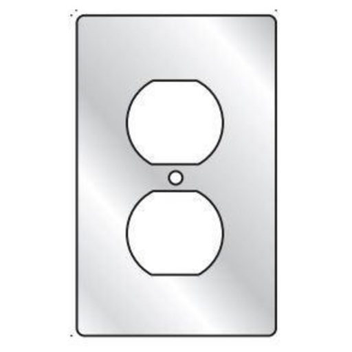 FS/FD Series Fittings- Device Box Covers- Single Gang with Coating- 1 Duplex Receptacle