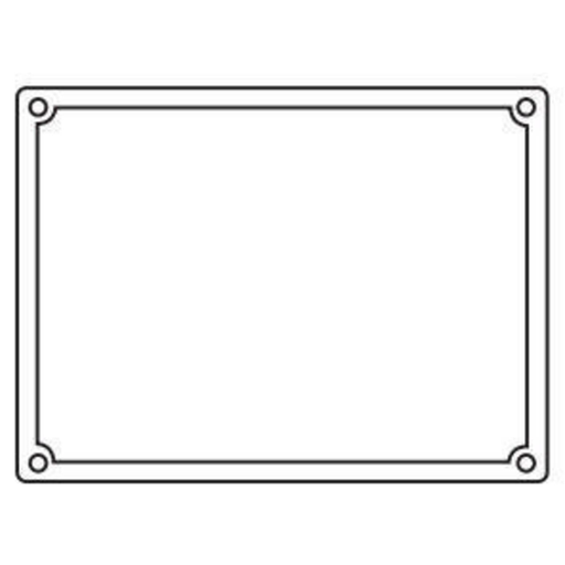 Product image for KLRK 3FSRG GASKET, 3GANG NEOPRENE