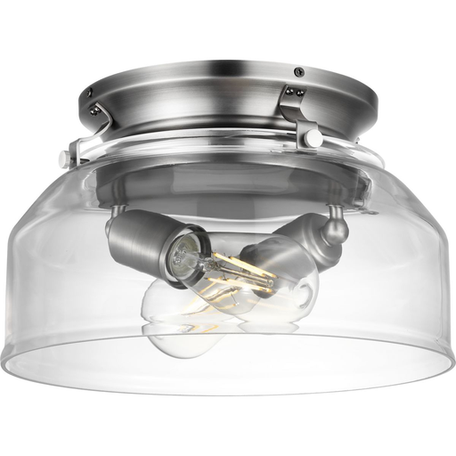 Product image for Progress P260000-081-WB Springer Collection Antique Nickel Clear Glass Light Kit