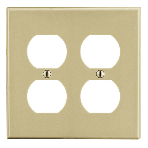 HWDK P82I WALLPLATE, 2-G, 2) DUP, I Product image for HWDK P82I WALLPLATE, 2-G, 2) DUP, I