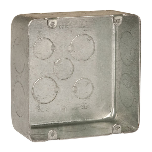 Product image for RACO 265PL 4-11/16 PLENUM BOX 3/4-1