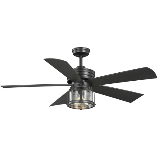 Product image for Progress P250011-171-WB Midvale Collection 5-Blade Blistered Iron 56-Inch AC Motor Coastal Ceiling Fan