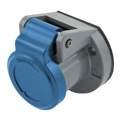 Product image for Hubbell HBL15NCBL SINGLE POLE SER 15 WP COVER, BL