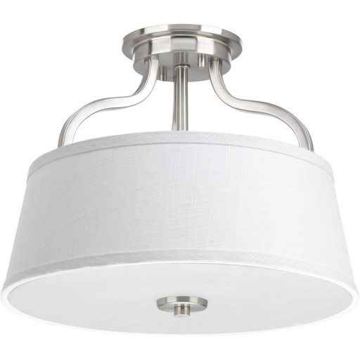 Product image for Progress P3720-09 Arden Collection Two-Light 14" Semi-Flush Convertible