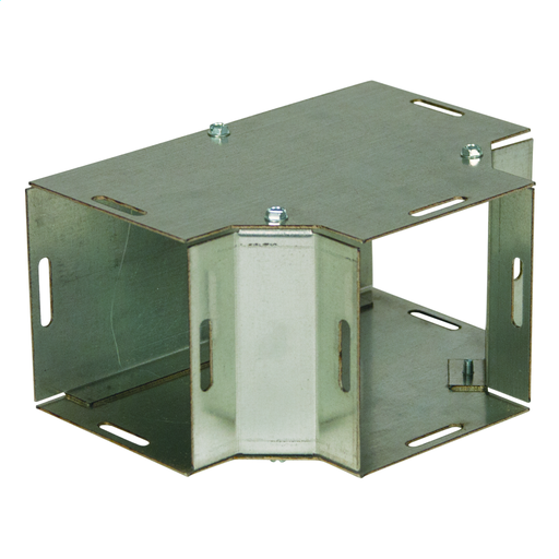 N1 Tee (Hinged-Cover/Screw-Cover Wireway) 2.5X2.5 Carbon Steel - Galvanized