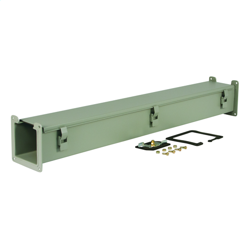 N1 Lay-In Wireway 6X6X120 Carbon Steel - Gray