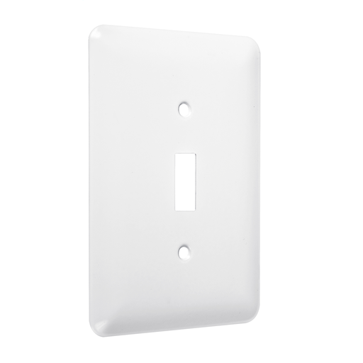 Product image for RACO WMW-T 1G MAXI TOGGLE WHITE SMO