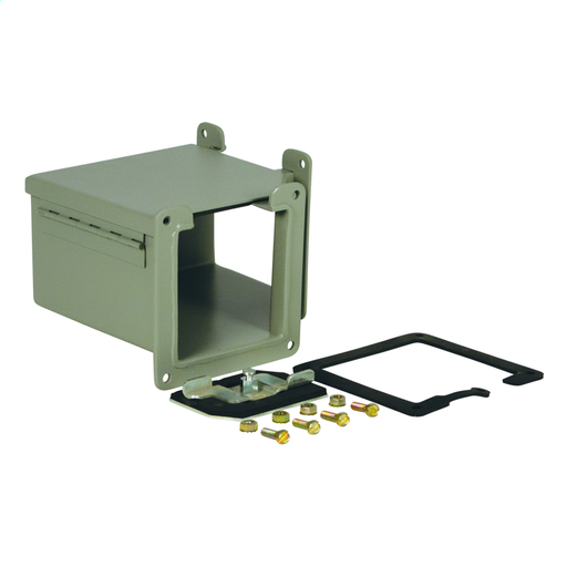 N1 Lay-In 90 Degree Elbow Top 4X4 Carbon Steel - Gray