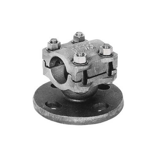 Cast Cu Alloy Bus Support, 1-1/4" IPS, 5" Bolt Dia, 1/2" Bolt