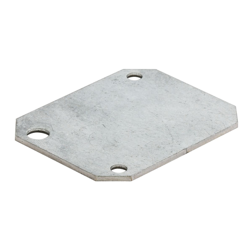 Product image for Hubbell S1R10PBFBLANK Recessed 10" Series, Bottom Feed Plate, Outer, Blank