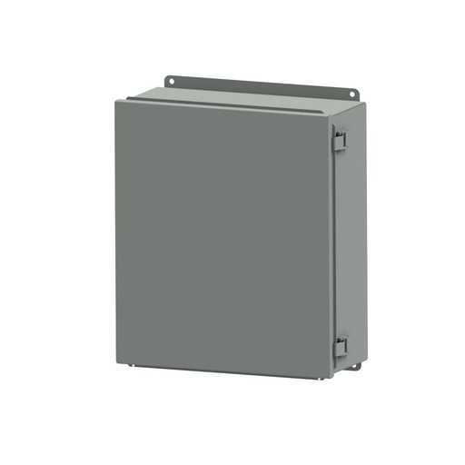 N12 JIC Continuous Hinge Quick Release 6X6X4 Carbon Steel - Gray