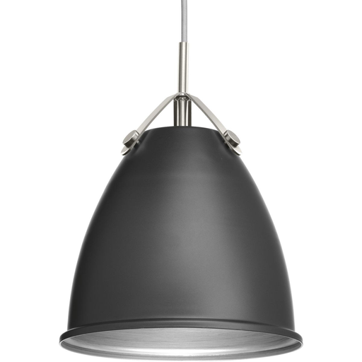 Product image for Progress P500051-143 Tre Collection One-Light Graphite Graphite Metal Shade Coastal Pendant Light