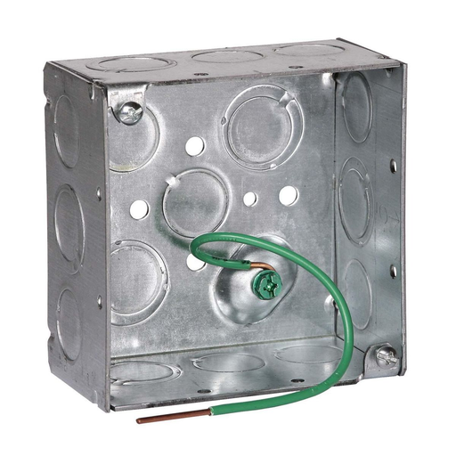 Product image for RACO 232SLD 4SQ BOX 2-1/8 DP SLD PI