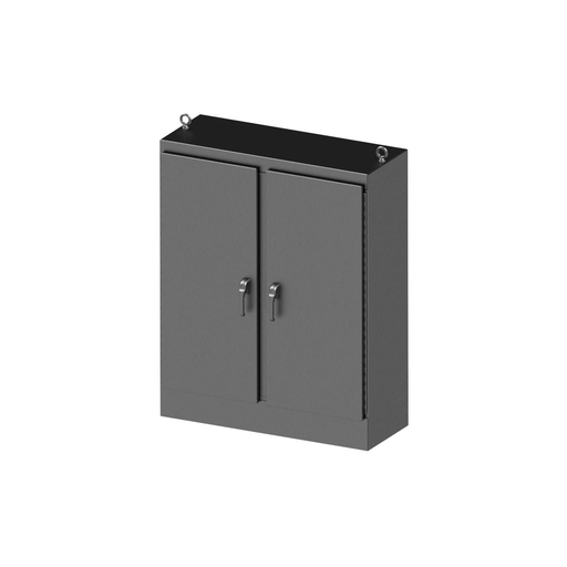 N4X Double Door Freestanding 3-Point Handle 72X72X24 304 Stainless Steel