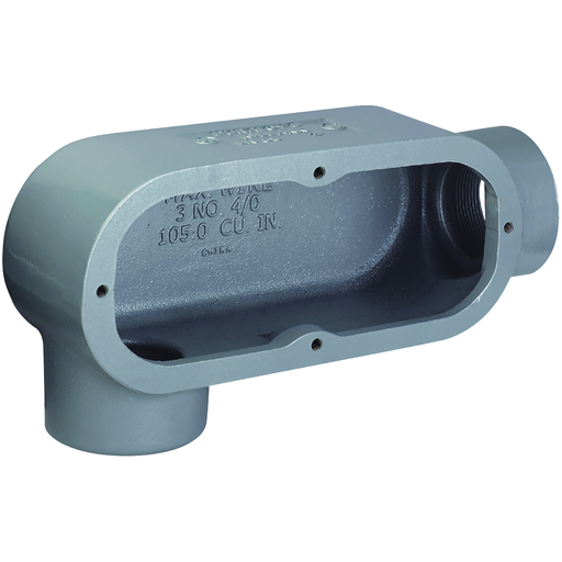 1-1/2" LR Hub, Iron Form 8 Conduit Body