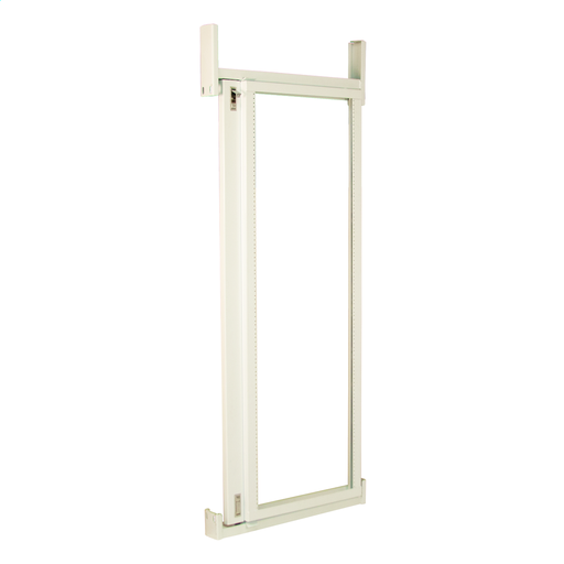 Swing Out Rack For 30 Inch Width Freestanding 57.8X19 Carbon Steel - White
