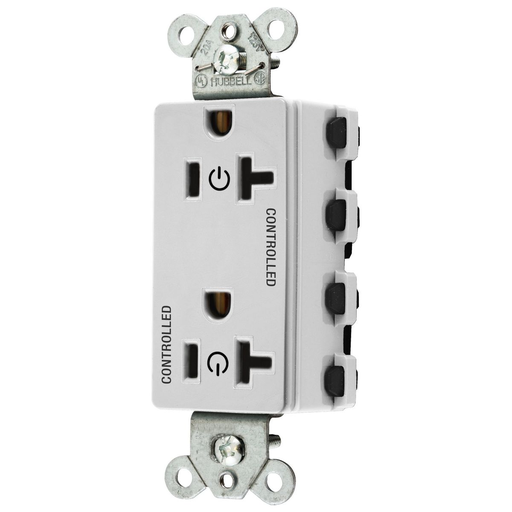 Product image for Hubbell SNAP2162C2W SnapConnect® DECO CONTROLLED 20A 125, WH