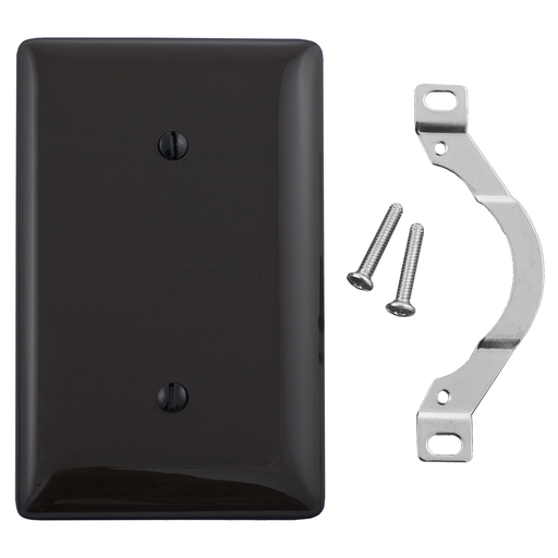 Mayer-DDS-1-Gang Wallplate, Blank, Strap Mount-1