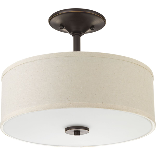 Product image for Progress P3683-2030K9 Inspire Collection One-Light 13" LED Semi-Flush Mount